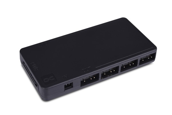 Alphacool Core 11x 3-pin DRGB elosztó SATA tápcsatlakozóval (25669)